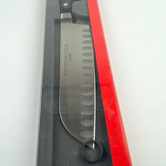 (Sold)Wusthof Classic Granton Santoku Knife Chef Hollow Edge 4183-17cm - Picture 7 of 9